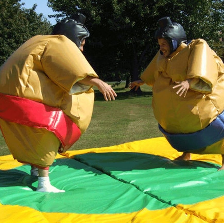 paintball 92 lancer de haches combat de sumo